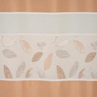 VORHANGSTOFF per lfm halbtransparent  - Orange, KONVENTIONELL, Textil (140cm) - Esposa