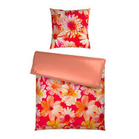 WENDEBETTWÄSCHE 135/200 cm  - Koralle, Textil (135/200cm) - Bio:Vio