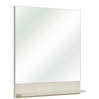 BADEZIMMERSPIEGEL 60/68/10 cm  - Pinienfarben, KONVENTIONELL, Glas/Holzwerkstoff (60/68/10cm) - Carryhome