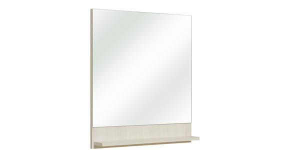 BADEZIMMERSPIEGEL 60/68/10 cm - Pinienfarben, KONVENTIONELL, Glas/Holzwerkstoff (60/68/10cm) - Carryhome
