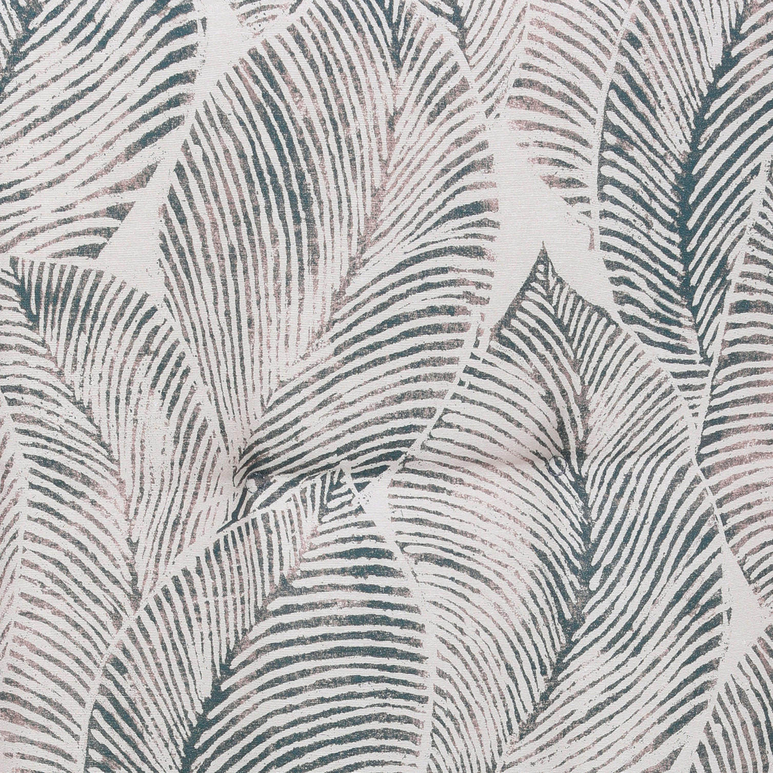 RELAXSESSELAUFLAGE Blätter  - Beige/Grau, Basics, Textil (50/7/170cm)