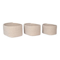 KORBSET - Beige, Basics, Textil