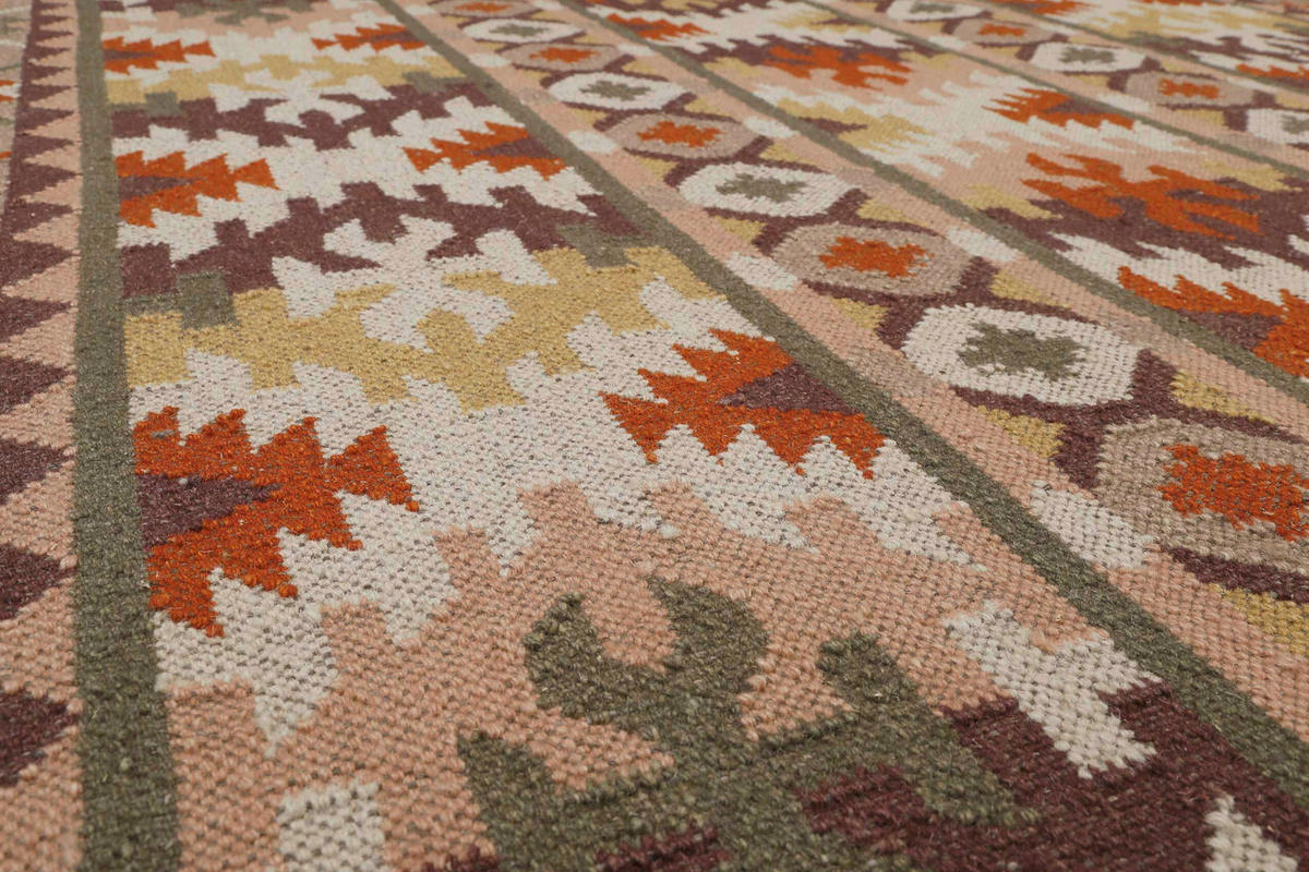 HANDWEBTEPPICH 80/150 cm Balou Beige, Rostfarben, Rotbraun  - Rotbraun/Rostfarben, KONVENTIONELL, Textil (80/150cm)