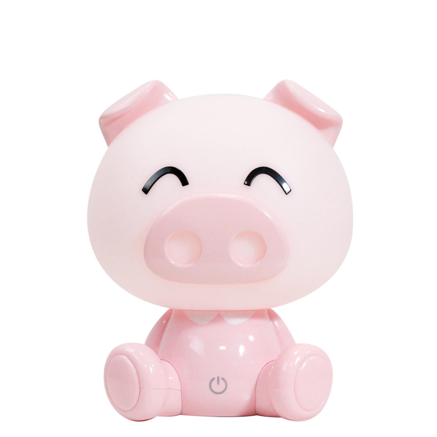 DETSKÁ STOLNÁ LAMPA, 15/15/19 cm - pink, Basics, plast (15/15/19cm)