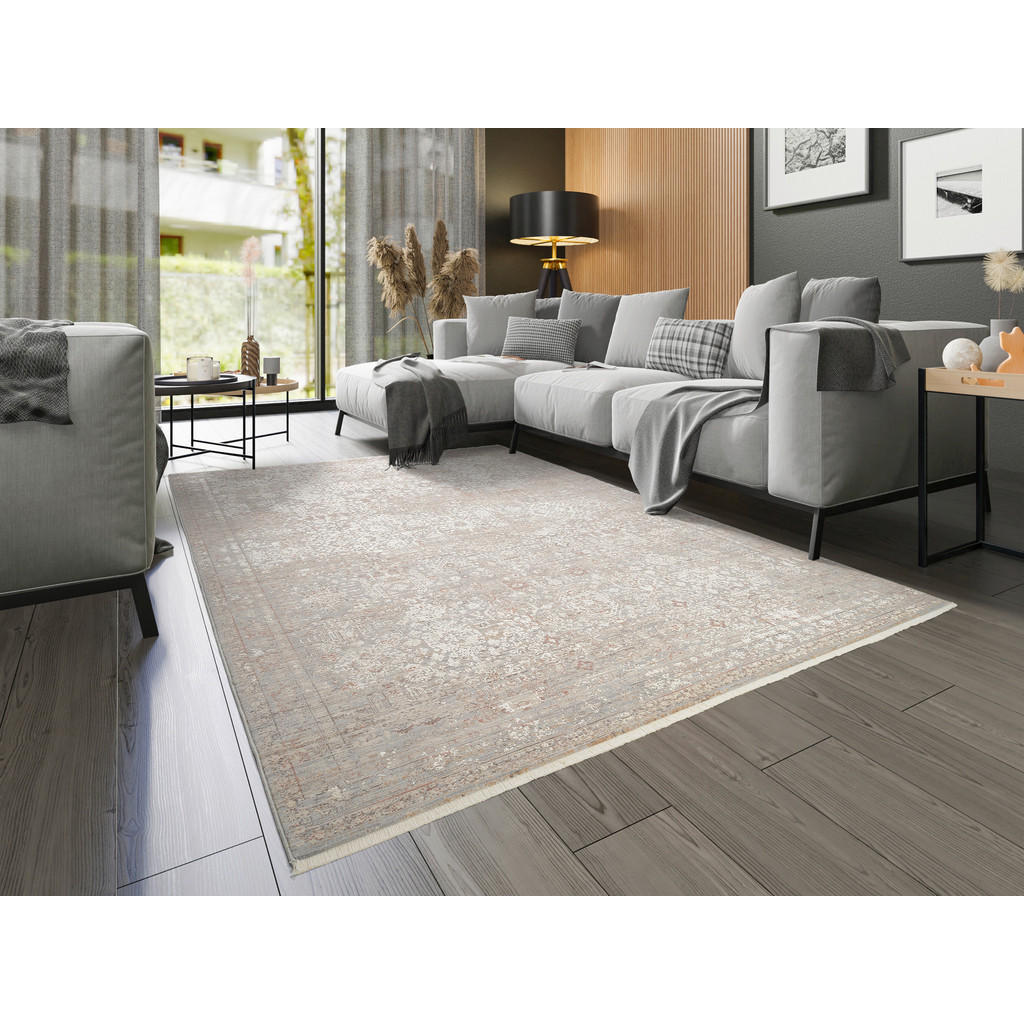 Thumbnail - Dieter Knoll Webteppich Tinto Grande, Gelb, Textil, Abstraktes, rechteckig, 120x170 cm, Oeko-Tex® Standard 100, für Fußb...