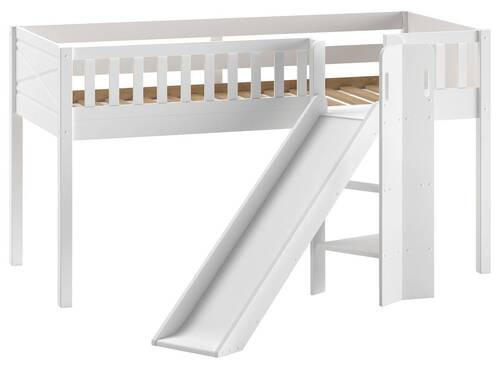 Thumbnail - Vipack Spielbett, Weiß, Holz, Kiefer, massiv, Prinzessin, Höhe ca. 20 cm, 90x200 cm, Kinder- & Jugendzimmer, Kindermöbel...