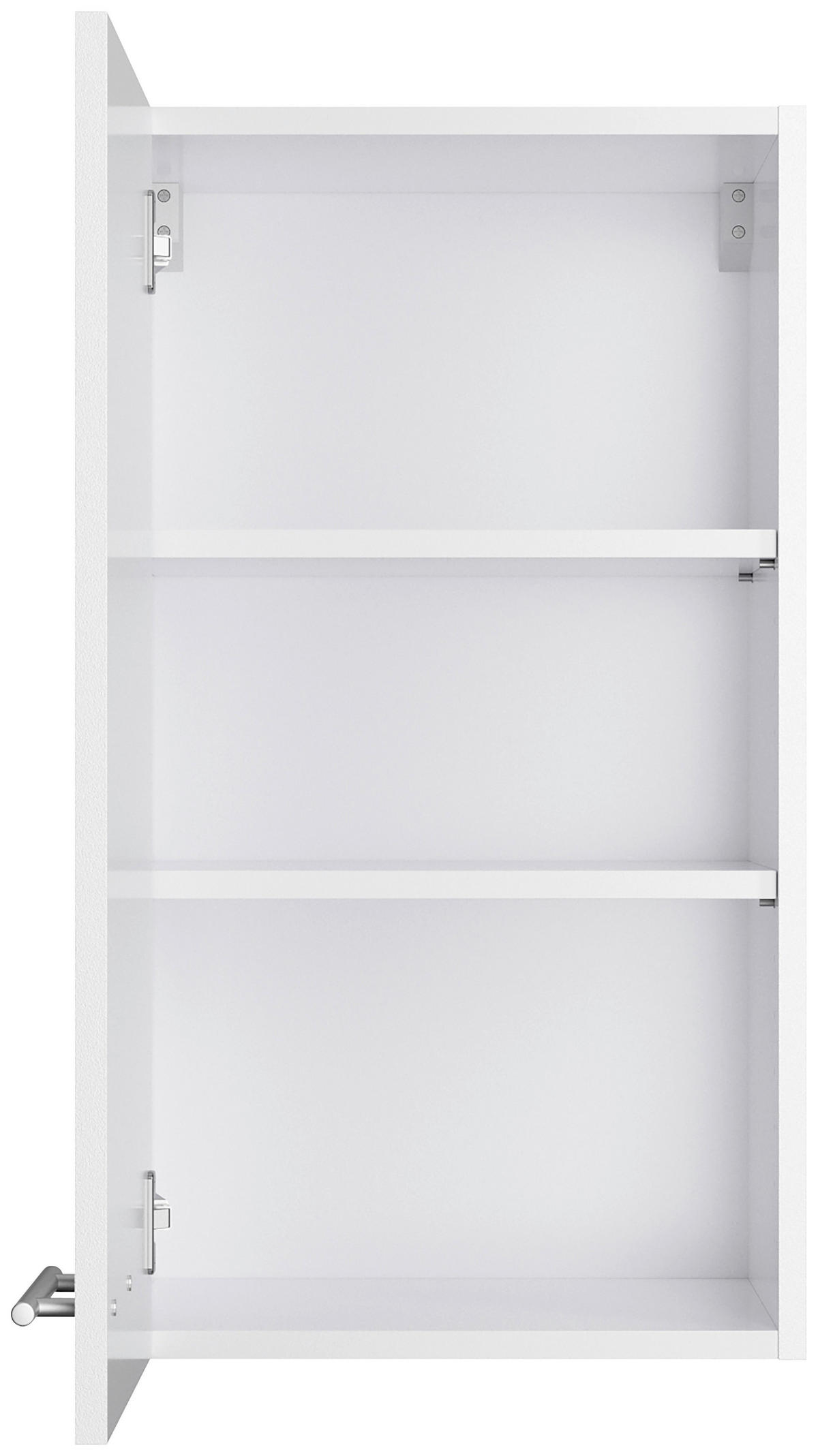 KÜCHENLEERBLOCK 270 cm   in Weiß  - Edelstahlfarben/Anthrazit, Basics, Holzwerkstoff/Metall (270cm) - Optifit