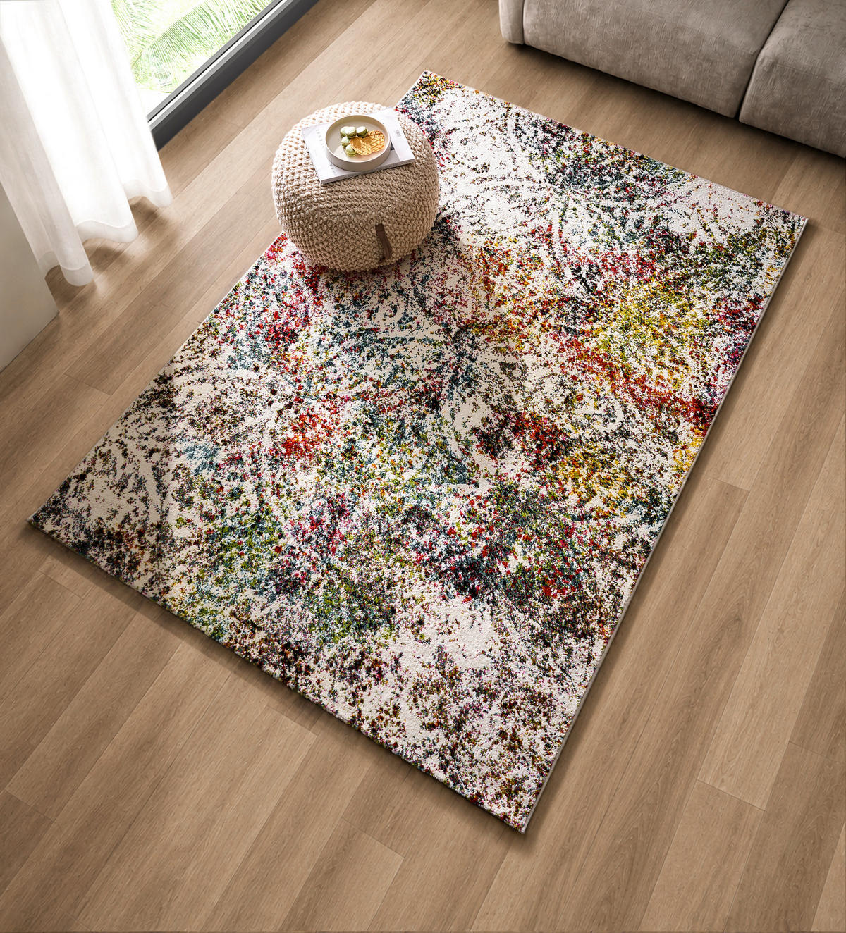 WEBTEPPICH  Wohnzimmer 160/225 cm Esprit Multicolor rechteckig  - Multicolor, Basics, Textil (160/225cm) - Esprit