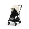 KINDERWAGEN Melio Carbon  - Schwarz/Weiß, Basics, Textil/Metall (82-91/49/96,5-107cm) - Cybex