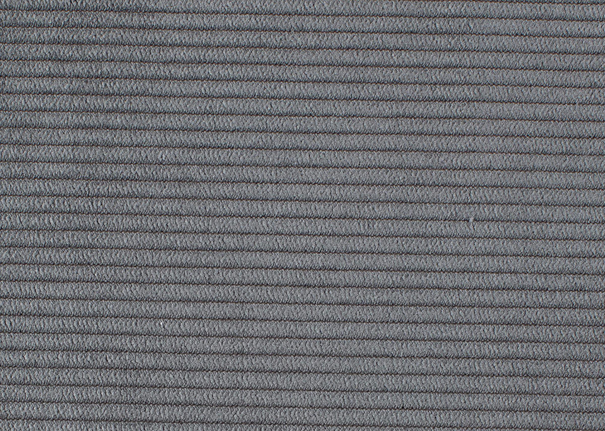 ECKSOFA  in Feincord Dunkelgrau  288/188 cm  - Dunkelgrau/Schwarz, Design, Kunststoff/Textil (288/188cm) - Welnova