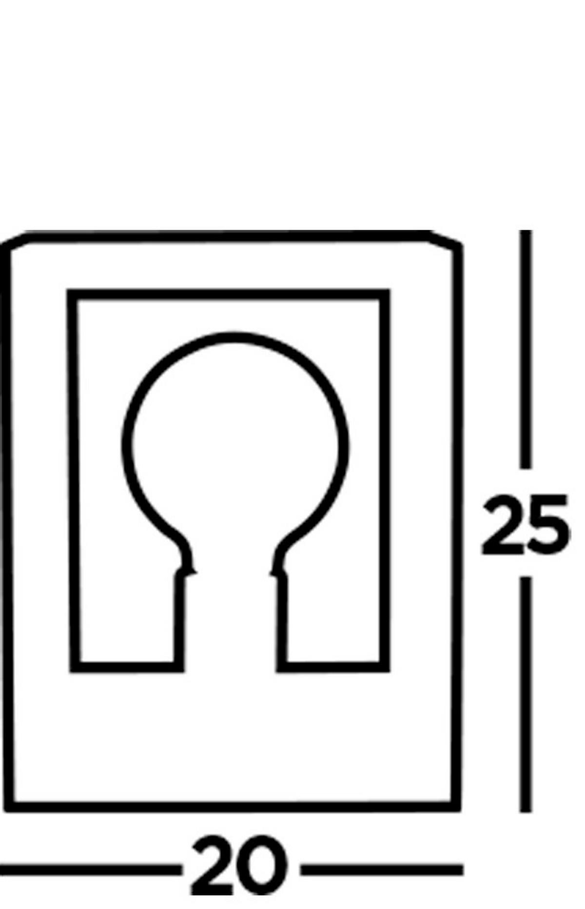 BORDSLAMPA Square 20/25/20 cm   - svart/naturfärgad, Lifestyle, trä/plast (20/25/20cm)