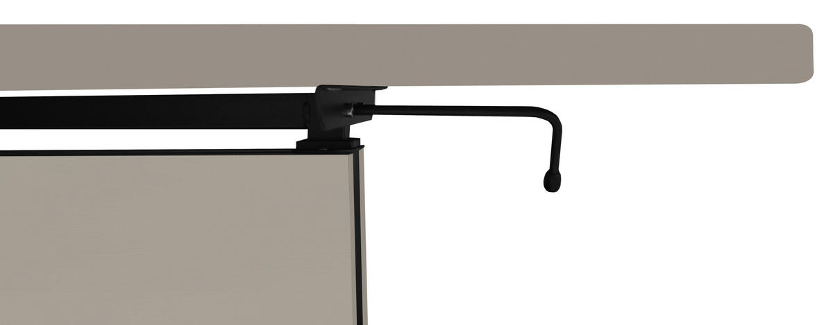 COUCHTISCH in Metall, Holzwerkstoff 120/70/49-68 cm  - Kaschmir/Schwarz, Design, Holzwerkstoff/Kunststoff (120/70/49-68cm) - Stylife