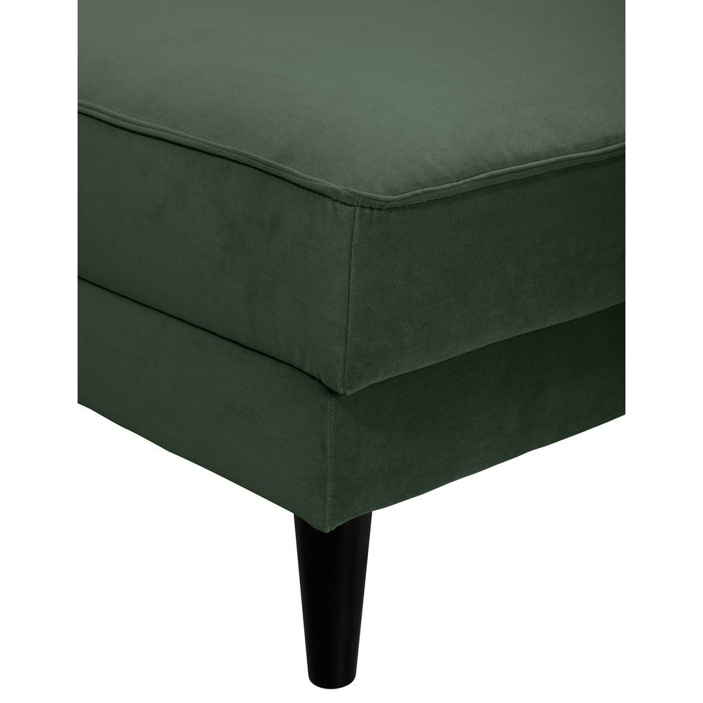 Thumbnail - Trendmanufaktur Ecksofa Lumber Jack, Dunkelgrün, Textil, Wenge, 5-Sitzer, Ottomane links, L-Form, 308x167 cm, seitenverk...