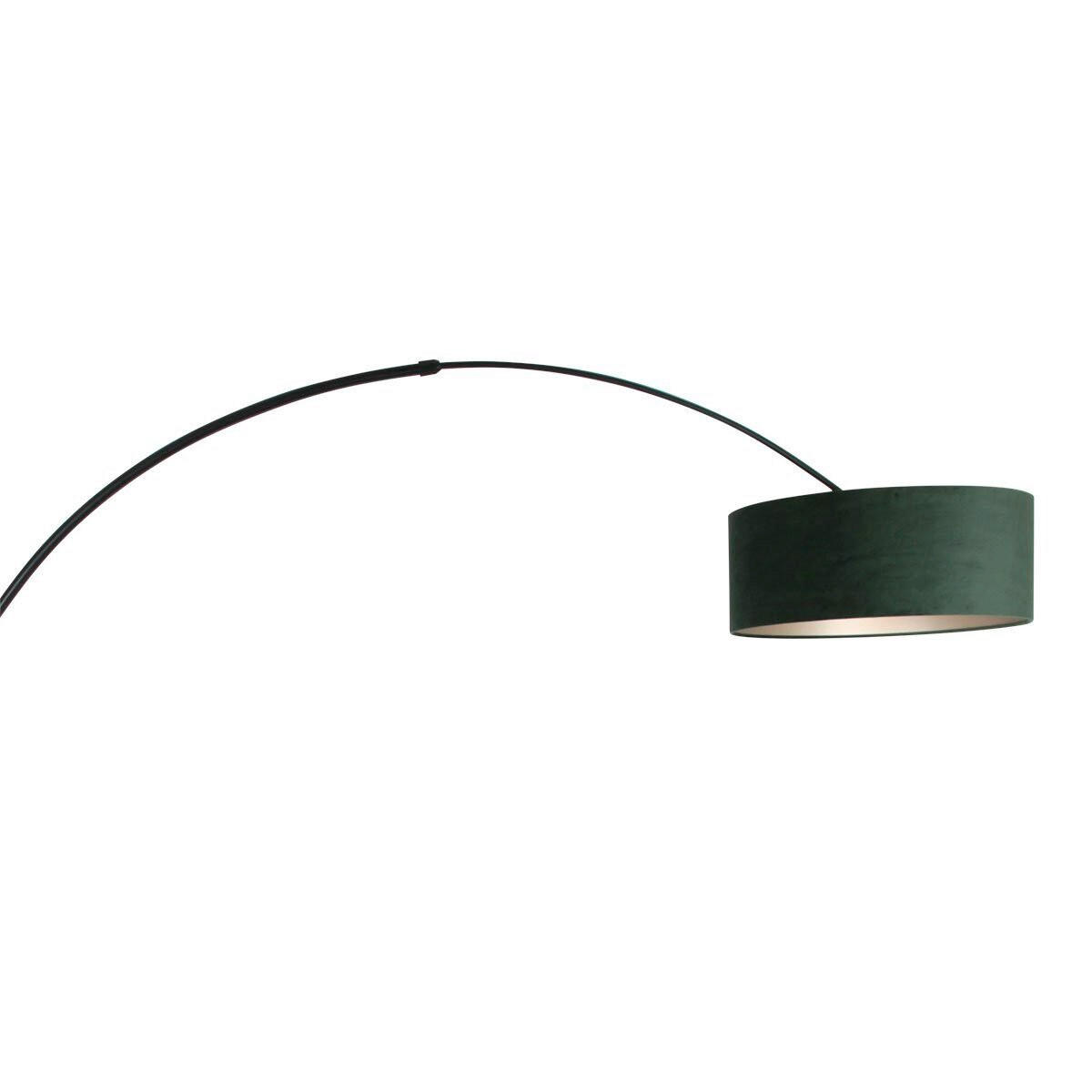 STEHLEUCHTE SPARKLED LIGHT 50/240/230 cm  - Schwarz/Grün, Trend, Leder/Metall (50/240/230cm)