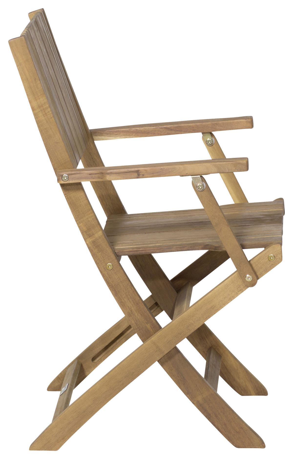 GARTENKLAPPSESSEL Akazie Akaziefarben  - Akaziefarben, KONVENTIONELL, Holz (51/89/55cm) - Siena Garden