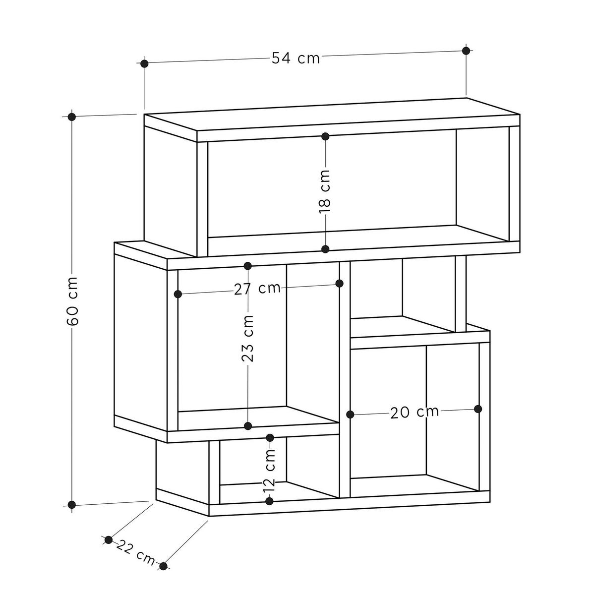 BEISTELLTISCH in Holzwerkstoff 59/22/61 cm  - Anthrazit, Design, Holzwerkstoff (59/22/61cm) - Livetastic