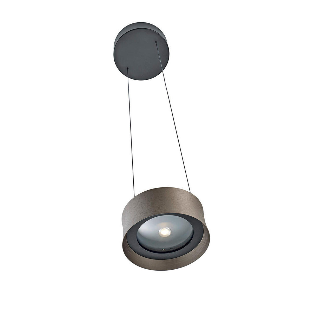HÄNGELEUCHTE Impact 15/60-180 cm   - Bronzefarben, MODERN, Metall (15/60-180cm) - Bankamp