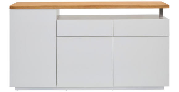 SIDEBOARD 170/92/41,5 cm  - Eichefarben/Weiß, KONVENTIONELL, Holz/Holzwerkstoff (170/92/41,5cm) - Novel