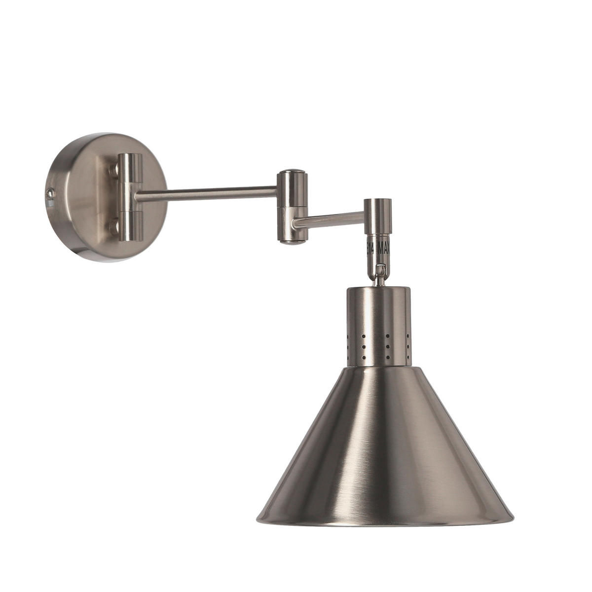WANDLEUCHTE 37.5/14/17 cm   - Basics, Metall (37.5/14/17cm)