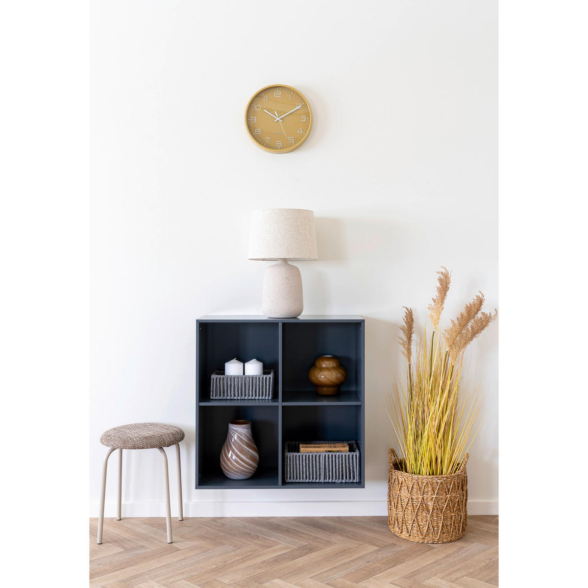 WANDREGAL Dunkelgrau  - Dunkelgrau, Basics, Holzwerkstoff (69/69/30cm)