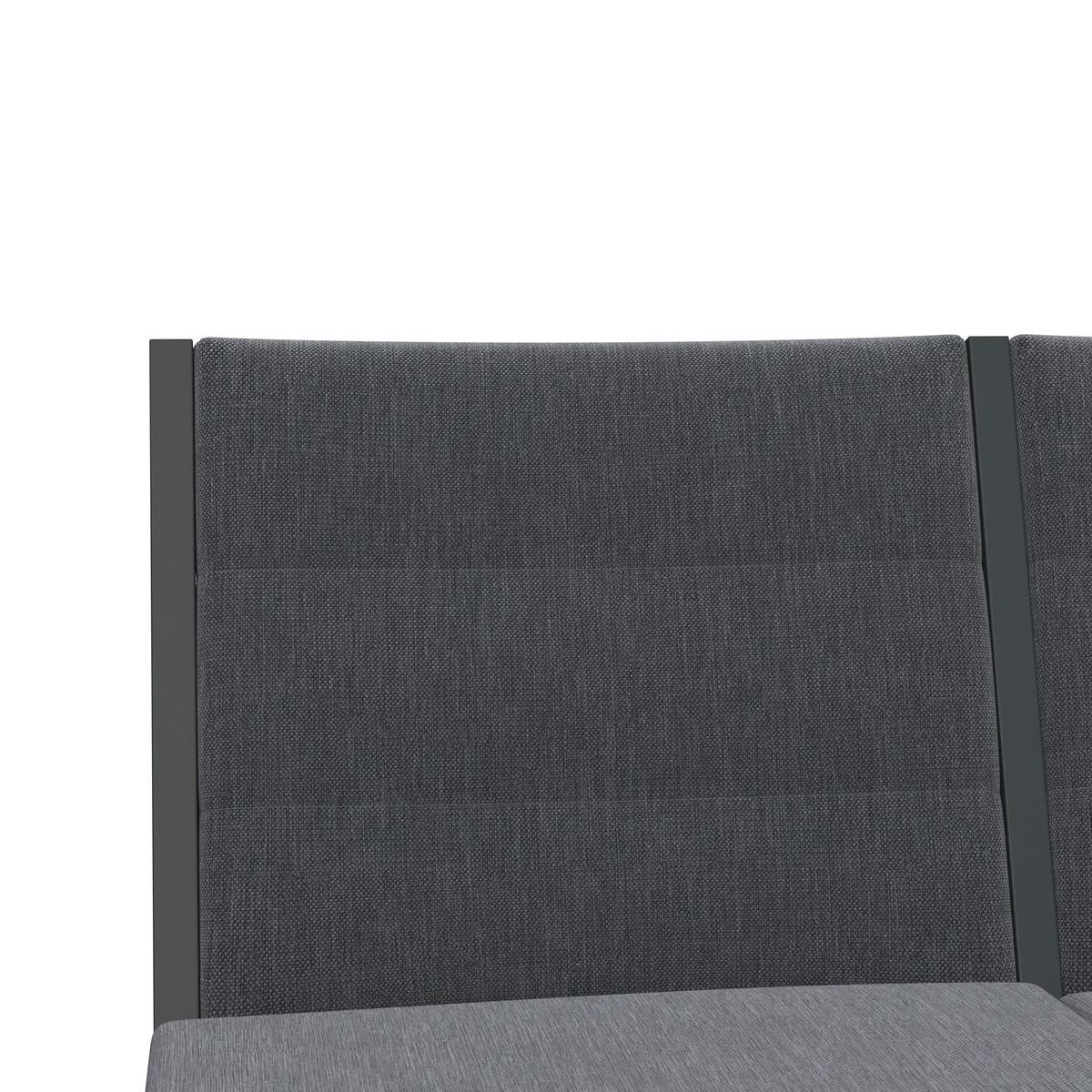 LOUNGESOFA  - Anthrazit/Grau, MODERN, Textil/Metall (100/82/62cm) - Amatio