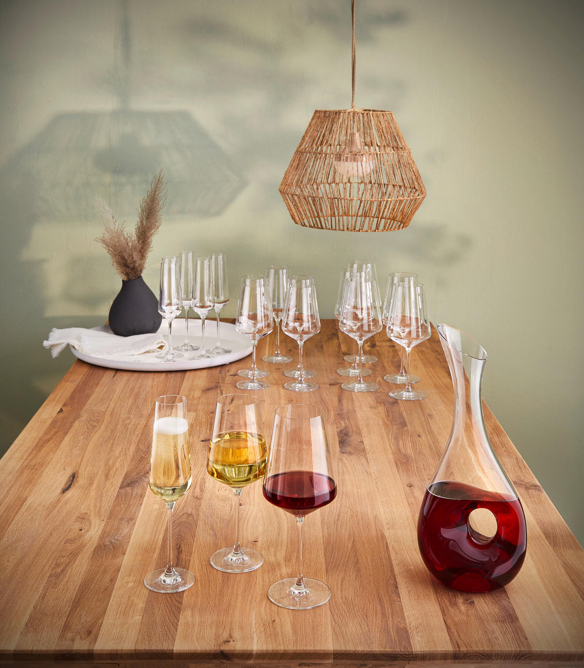 GLÄSERSET Puccini  18-teilig  - Klar, Basics, Glas (57,3/26,9/32,9cm) - Leonardo