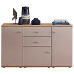 SIDEBOARD Grau, Alteiche  150/90/40 cm  - Alteiche/Alufarben, KONVENTIONELL, Holzwerkstoff/Metall (150/90/40cm) - Venda