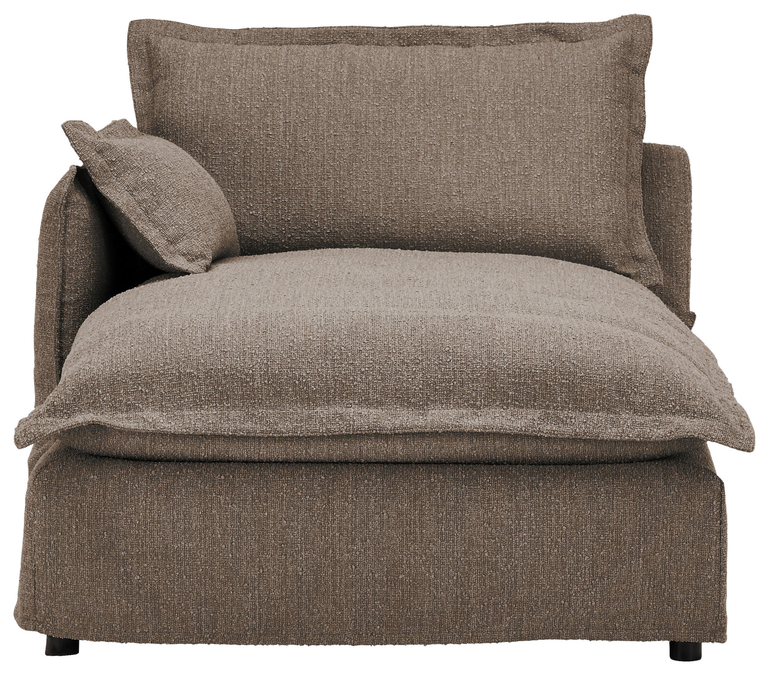 Thumbnail - Livetastic Ecksofa, Braun, Textil, 3-Sitzer, Füllung: Schaumstoff, Polyester, Ottomane links, L-Form, 295x165 cm, Rücken...