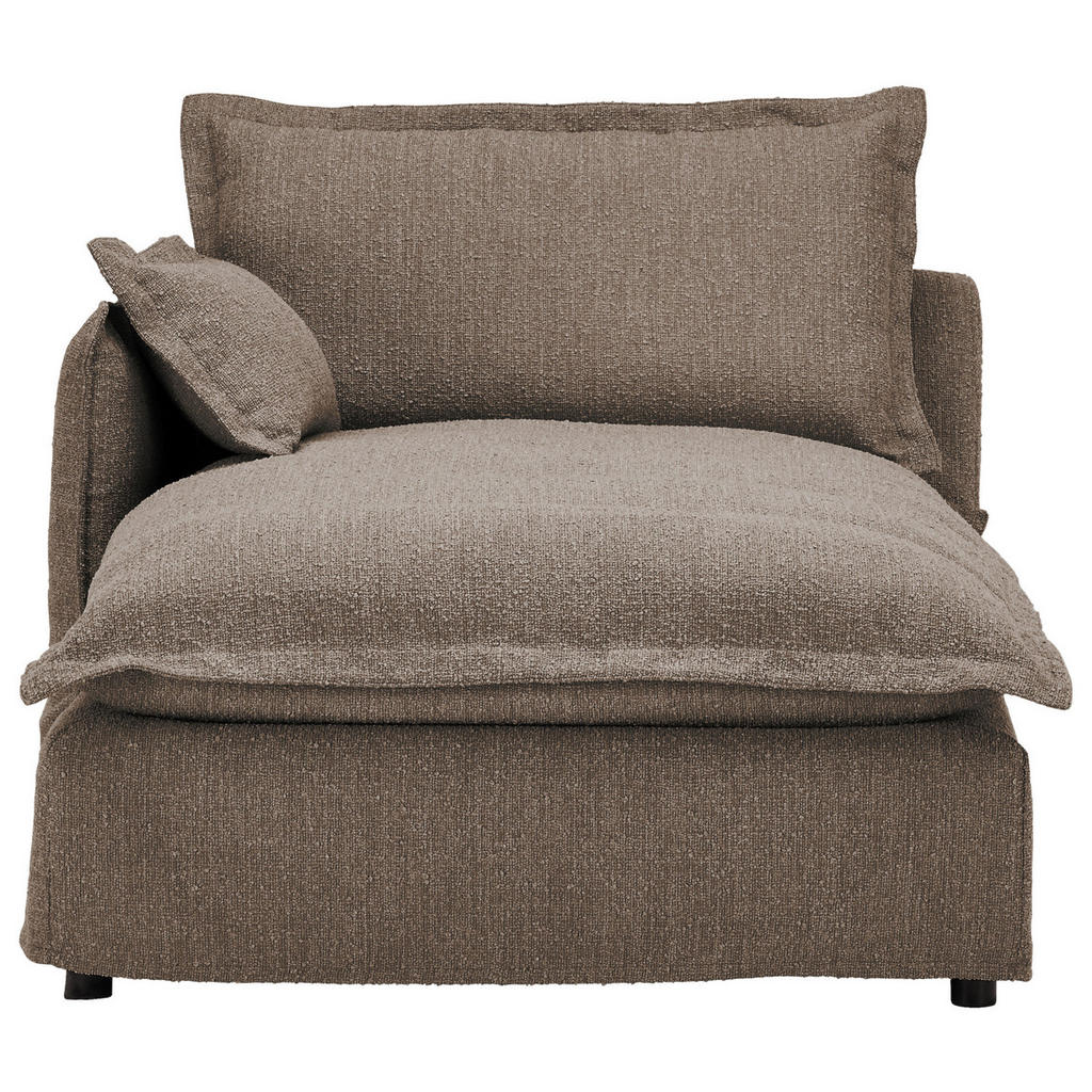 Thumbnail - Livetastic Hussen-Ecksofa, Braun, Textil, 3-Sitzer, Füllung: Schaumstoff, Polyester, Ottomane links, L-Form, 295x165 cm,...