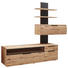 WOHNWAND in Anthrazit, Buchefarben - Anthrazit/Buchefarben, Natur, Glas/Holz (250/213/56cm) - Valnatura WOHNWAND in Anthrazit, Buchefarben - Anthrazit/Buchefarben, Natur, Glas/Holz (250/213/56cm) - Valnatura