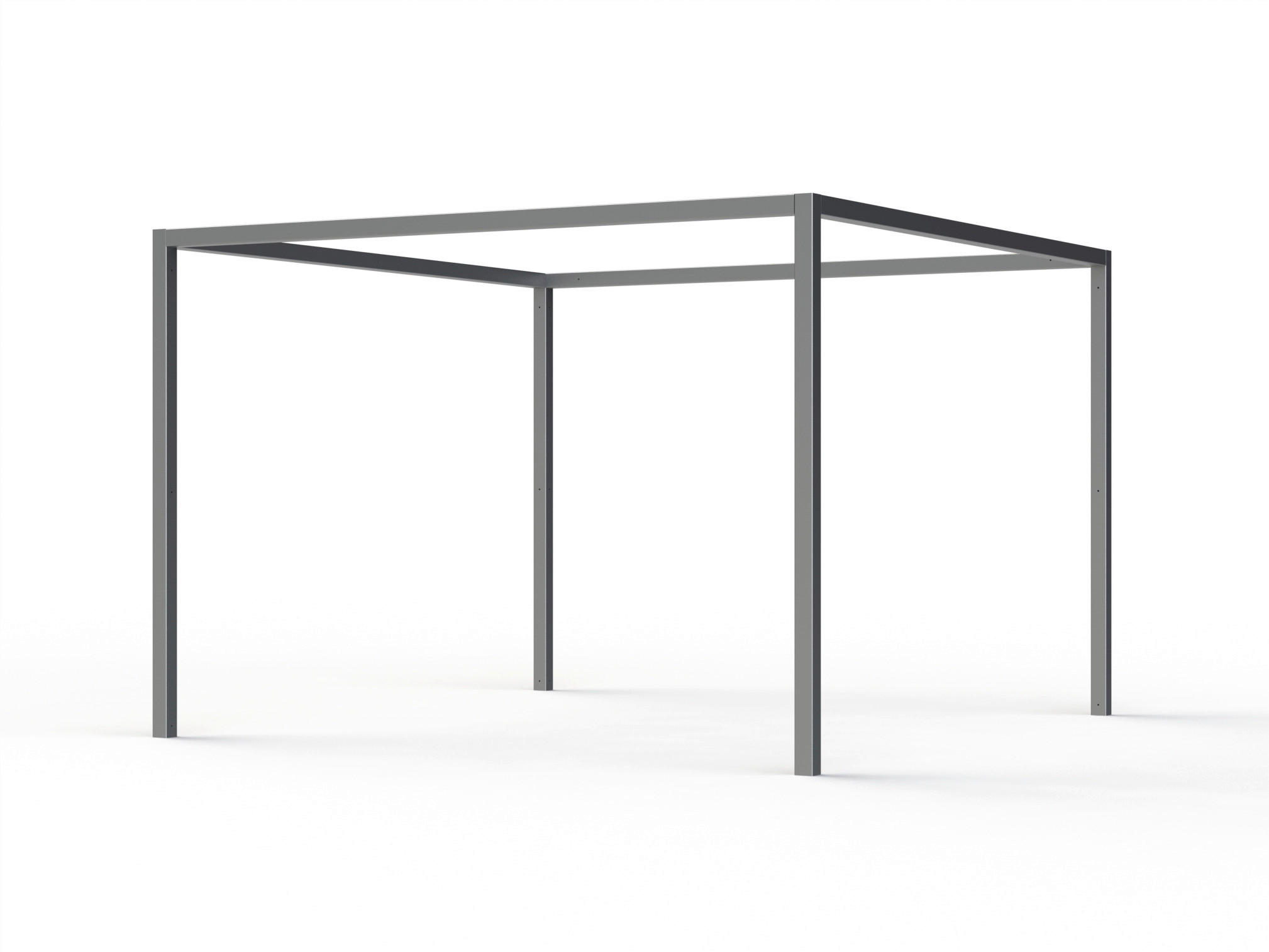 PAVILLON - BASIS GESTELL 315/217/315 cm Aluminium  - Anthrazit, Basics, Metall (315/217/315cm) - Siena Garden
