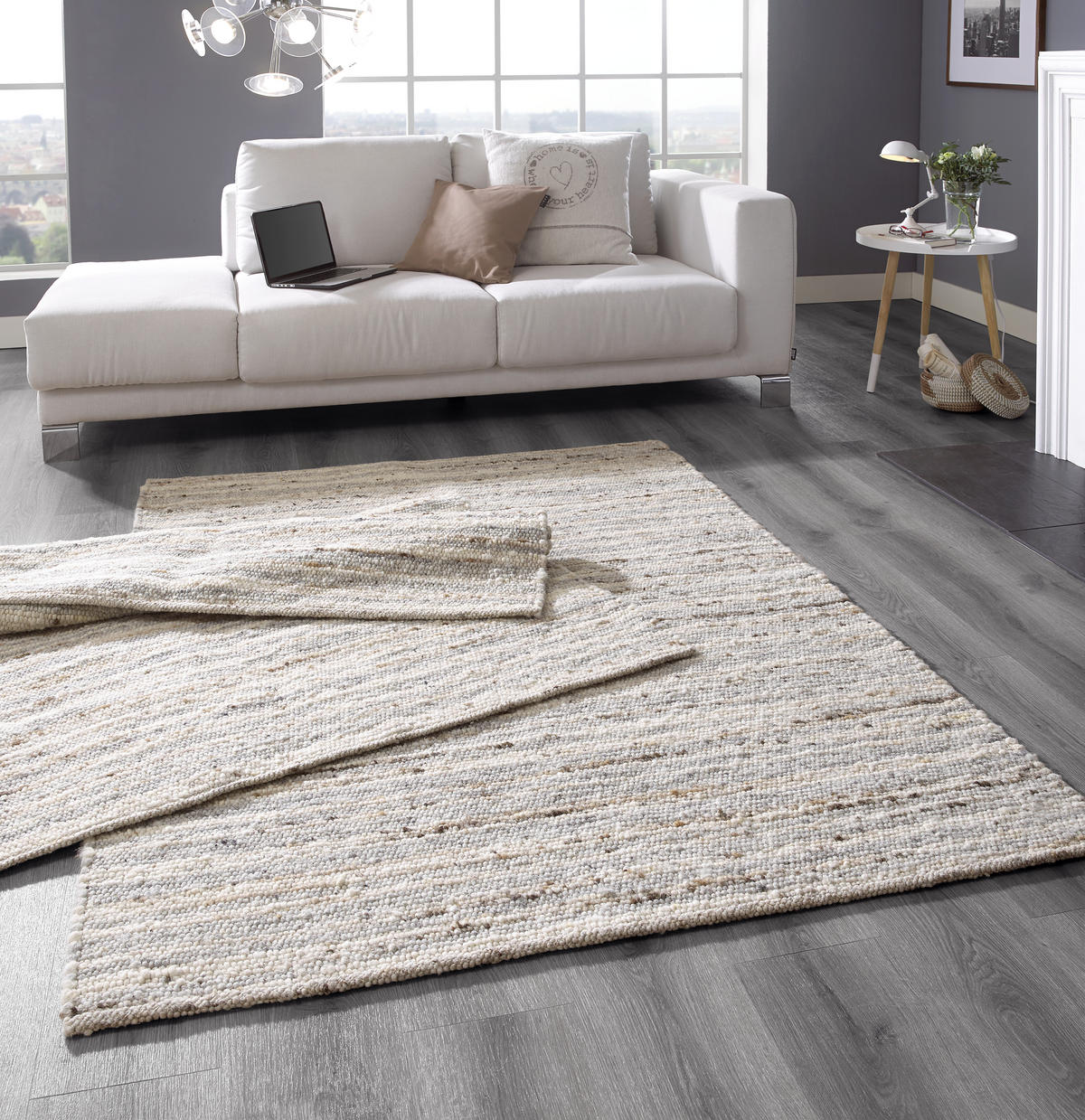 RUČNĚ TKANÝ KOBEREC, 60/110 cm, vícebarevná - vícebarevná, Natur, textil (60/110cm) - Linea Natura