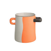 VAZA     keramika  - krem/narandžasta, Osnovno, keramika (13,5/15,5cm) - ASA