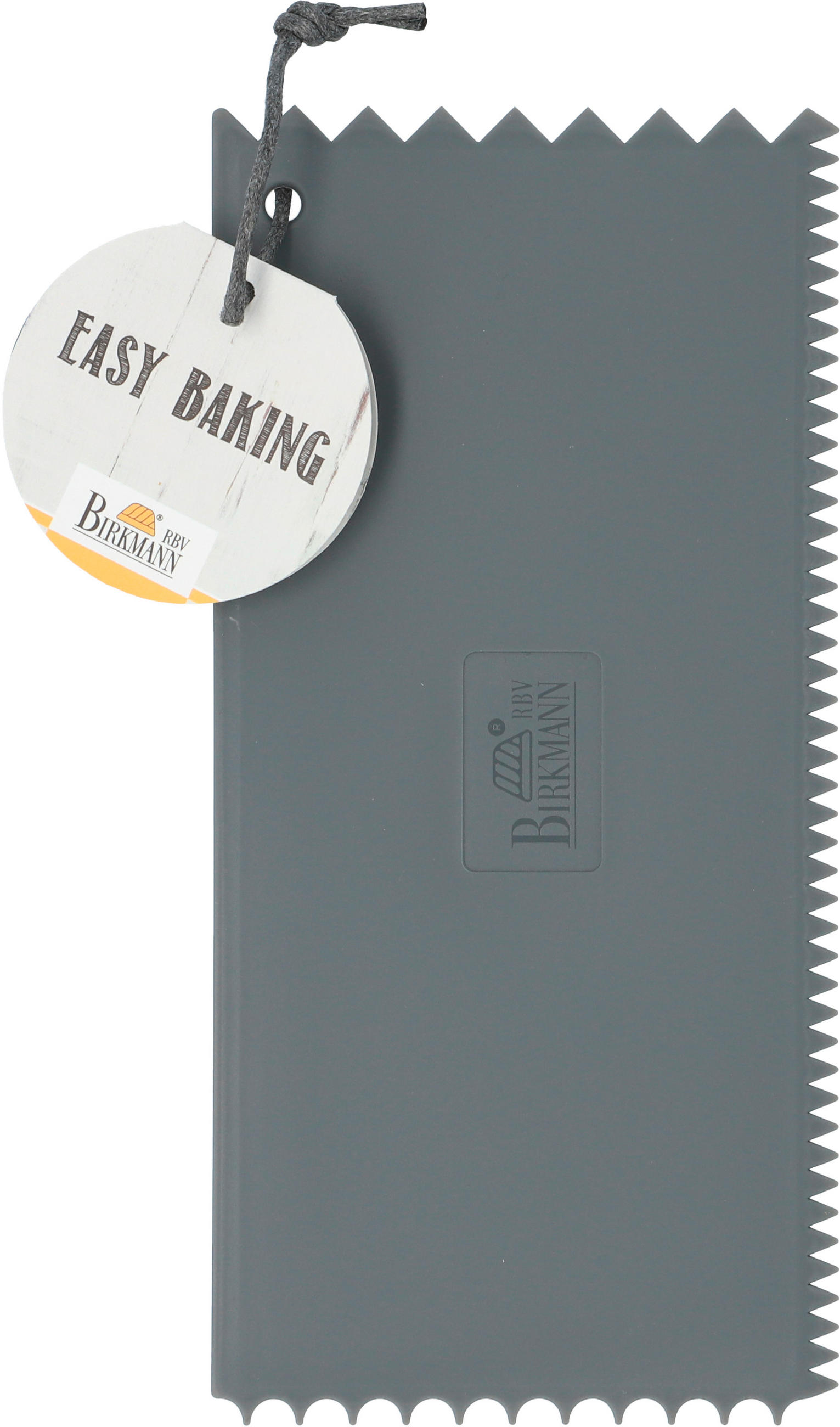 TEIGKARTE - Grau, Basics, Kunststoff (10/20cm) - Birkmann