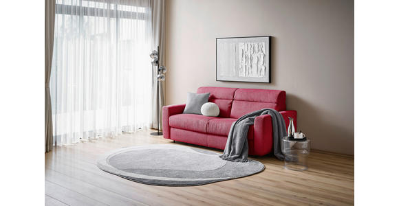 SCHLAFSOFA Cord Rot  - Rot/Schwarz, Design, Kunststoff/Textil (200/84/98cm) - Novel