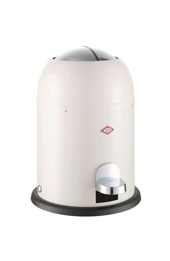 ABFALLSAMMLER MINI MASTER 6 L  - Sandfarben/Schwarz, KONVENTIONELL, Kunststoff/Metall (26,4/36cm) - Wesco