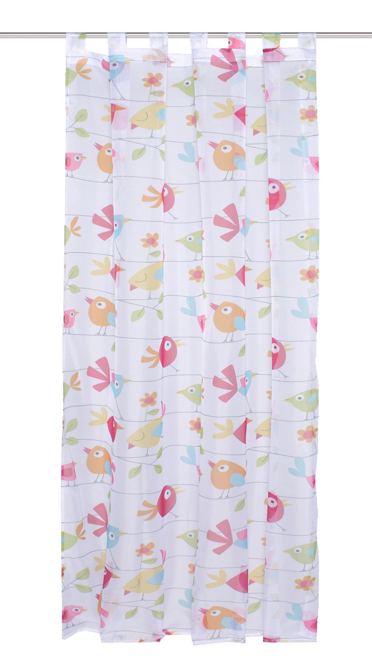 KINDERVORHANG transparent  140/245 cm  - Multicolor, Design, Textil (140/245cm)