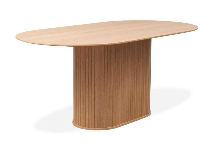 ESSTISCH furniert oval Eichefarben  - Eichefarben, Trend, Holzwerkstoff (180/95/75cm) - home24