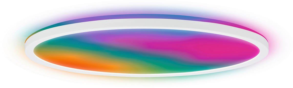 STROPNÍ LED SVÍTIDLO, 42/3 cm  - černá, Lifestyle, plast (42/3cm) - Briloner