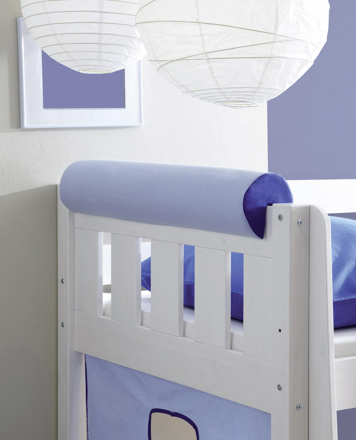 KINDER-NACKENROLLE - Dunkelblau/Hellblau, KONVENTIONELL, Textil (16,5/79cm) - MID.YOU