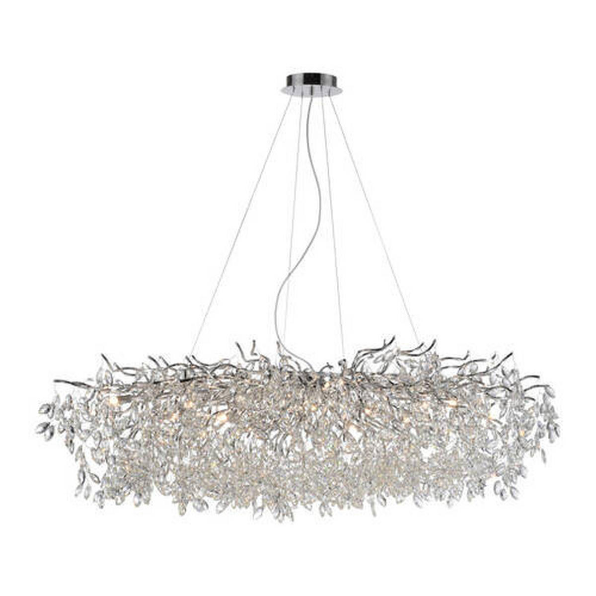 CANDELABRU - culoare crom, Design, plastic/metal (150/70/250cm)