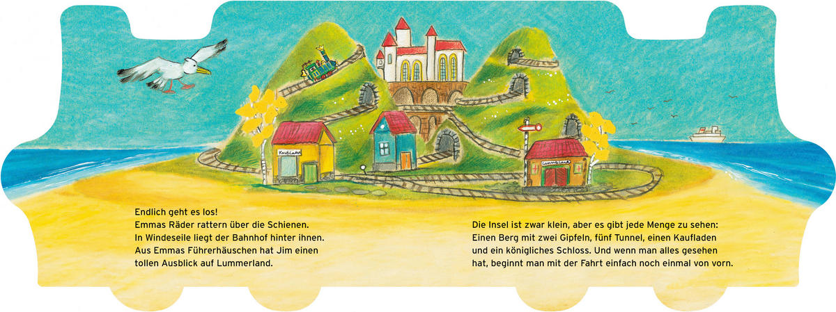 BUCH Hier kommt Jim Knopf!  - Multicolor, Basics, Papier (23/17,2/1,3cm)