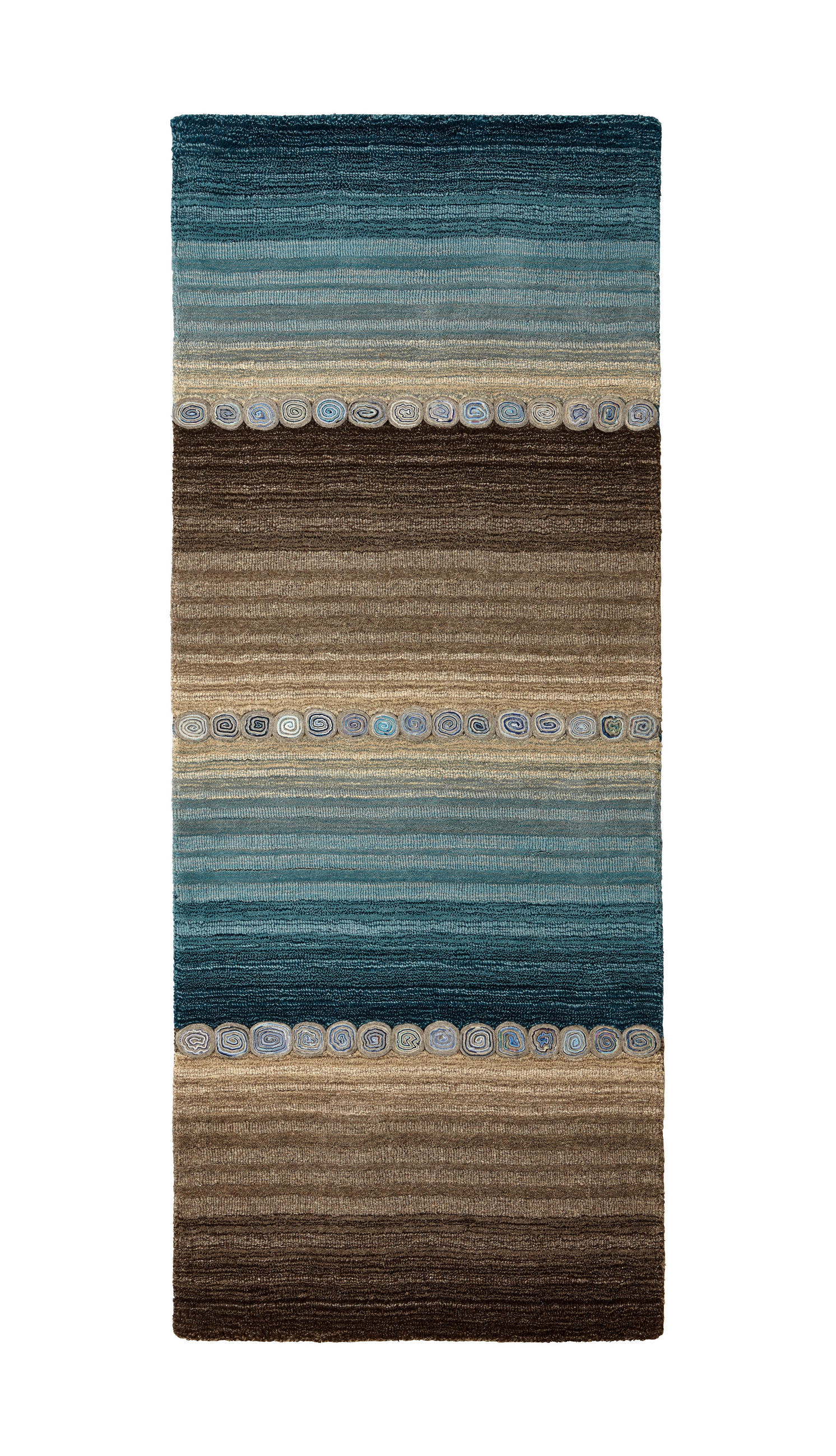 ORIENTTEPPICH 80/300 cm Twilight in Blue  - Blau/Grau, Konventionell, Textil (80/300cm) - Cazaris