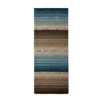 ORIENTTEPPICH 80/300 cm Twilight in Blue  - Blau/Grau, Konventionell, Textil (80/300cm) - Cazaris