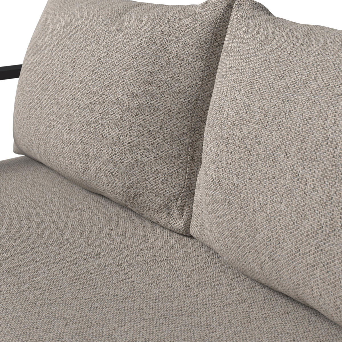 LOUNGEGARNITUR 3-teilig   142.5/70/67 cm Aluminium, Eisen  - Dunkelgrau/Grau, MODERN, Kunststoff/Textil (142.5/70/67cm) - Ambia Garden