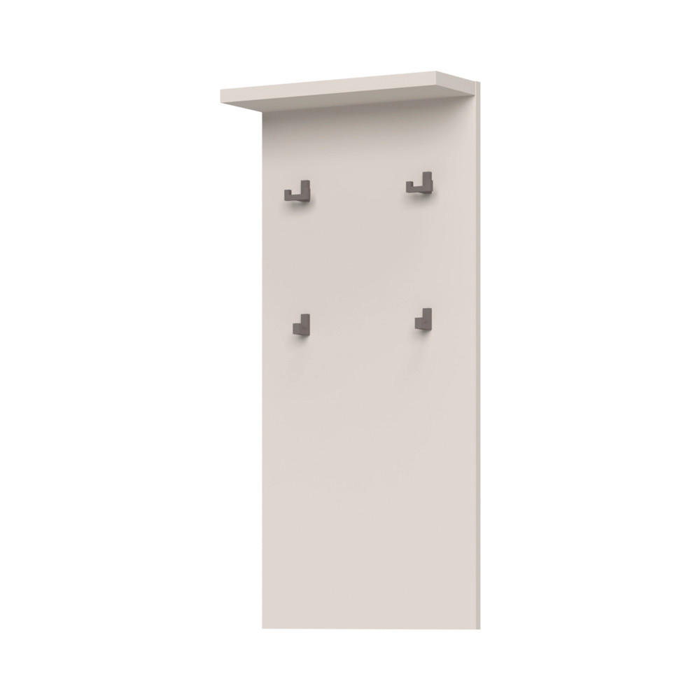 PANEL ZA ODLAGANJE KAPUTA    metal, pločasti materijal  - Moderno, metal/pločasti materijal (46/100/17cm) - Voleo