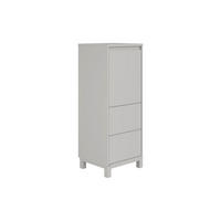 HIGHBOARD Olli Highboard 1T2S  in  - Grau, Basics, Holzwerkstoff (48,4/119,7/40,1cm) - Paidi