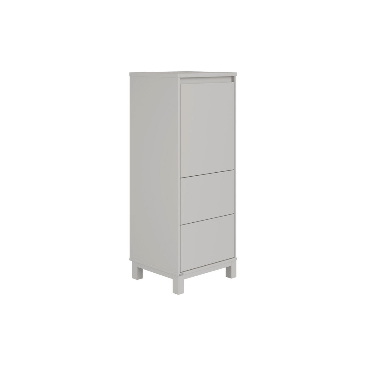HIGHBOARD Olli Highboard 1T2S  in  - Grau, Basics, Holzwerkstoff (48,4/119,7/40,1cm) - Paidi