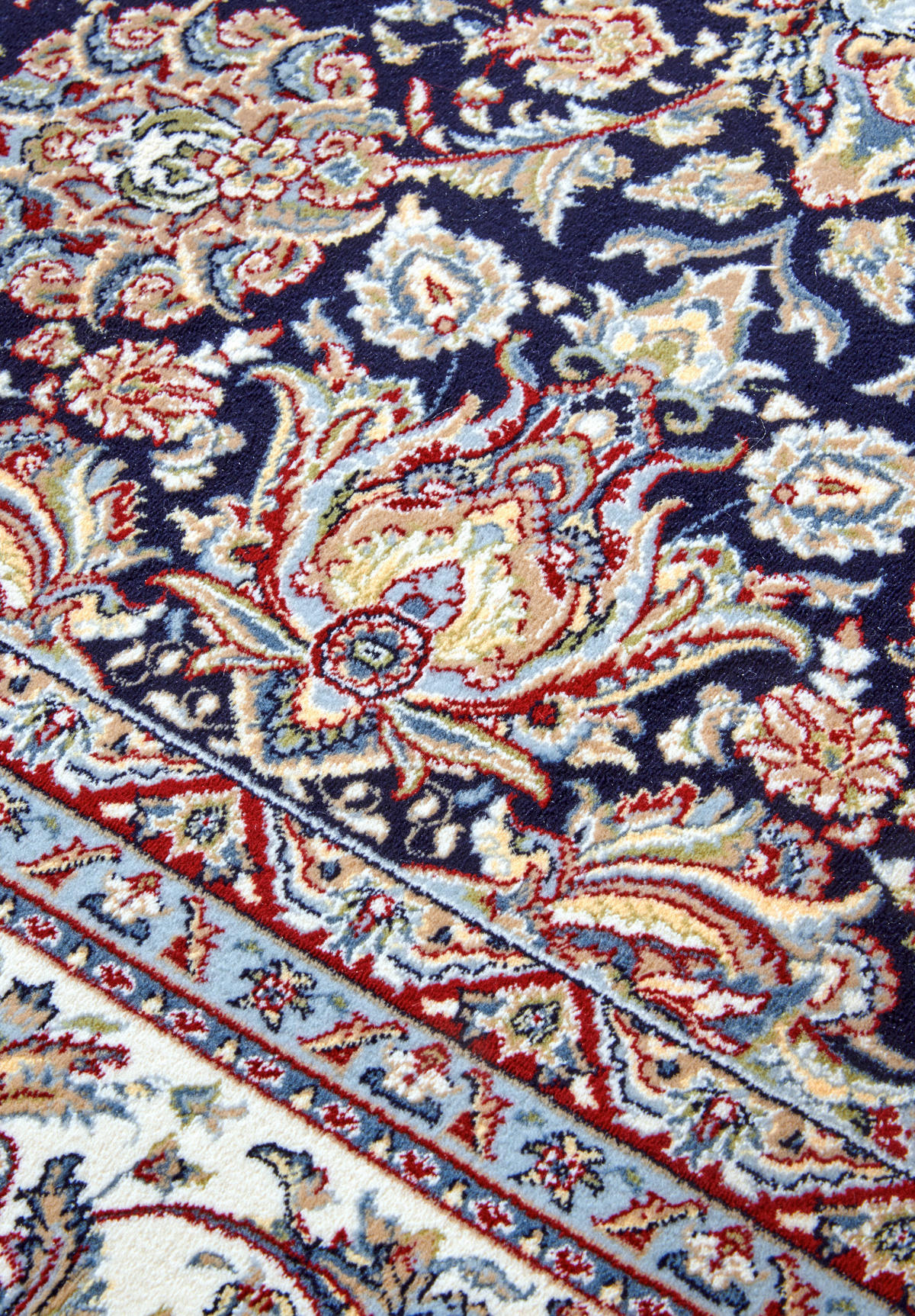 FLACHWEBETEPPICH 155/235 cm Kollektion 1870 Blau, Creme  - Blau/Creme, Design, Kunststoff/Textil (155/235cm) - Villeroy & Boch
