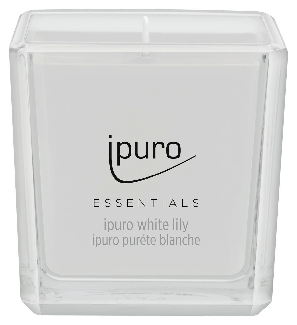 DUFTKERZE Lilie  - Weiss, Basics, Glas (6,9/6,9/6,9cm) - Ipuro